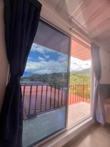 Balcony/terrace, Quinta Las Mendoza in Jenesano Balcony/terrace, Quinta Las Mendoza in Jenesano