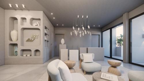 Lobby, Art Hotel Curacao - Adults Only in Willemstad Lobby, Art Hotel Curacao - Adults Only in Willemstad