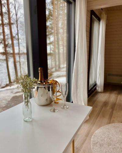 Utsikt, Vuoksi-mökki (Vuoksi-mokki) in Imatra Utsikt, Vuoksi-mökki (Vuoksi-mokki) in Imatra