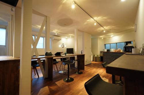 共用Lounge/電視區, 宿屋GONDO aioi in Nakagosho 共用Lounge/電視區, 宿屋GONDO aioi in Nakagosho