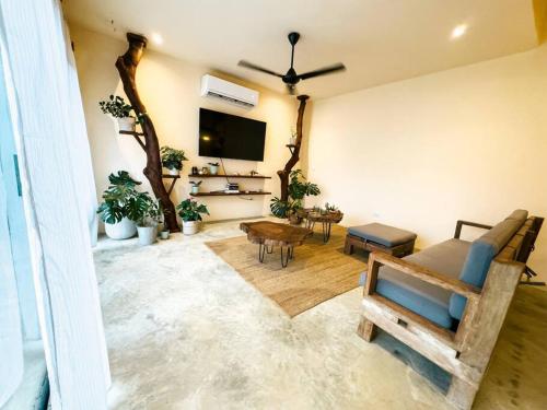 Shared lounge/TV area, Casa Ron - 3BR Jungle House in El Valle Near Beach in Other Shared lounge/TV area, Casa Ron - 3BR Jungle House in El Valle Near Beach in Other
