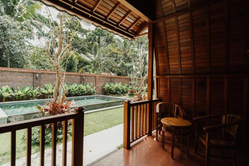 Balcony/terrace, Maha Villa Kelating in Tanah Lot Balcony/terrace, Maha Villa Kelating in Tanah Lot
