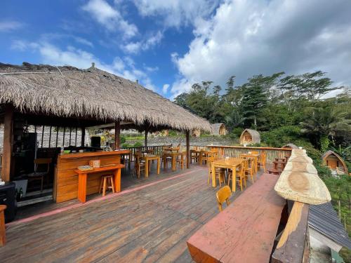 Restaurant, Villa Bambu Rinjani & Restaurant in Senaru Restaurant, Villa Bambu Rinjani & Restaurant in Senaru