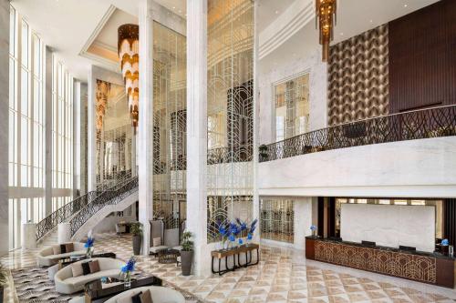 Vestíbul, Wyndham Grand Doha West Bay Beach in Doha Vestíbul, Wyndham Grand Doha West Bay Beach in Doha
