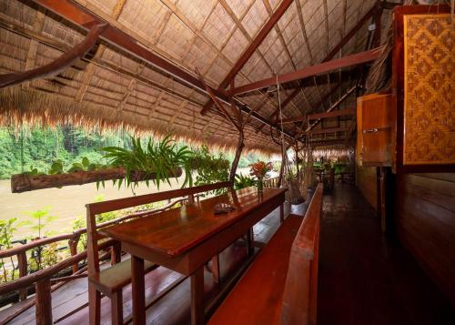 Balcony/terrace, River Kwai Jungle Rafts Resort in Sai Yok Balcony/terrace, River Kwai Jungle Rafts Resort in Sai Yok