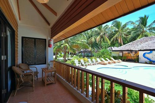 Balcony/terrace, White Villas Resort in Siquijor Island Balcony/terrace, White Villas Resort in Siquijor Island