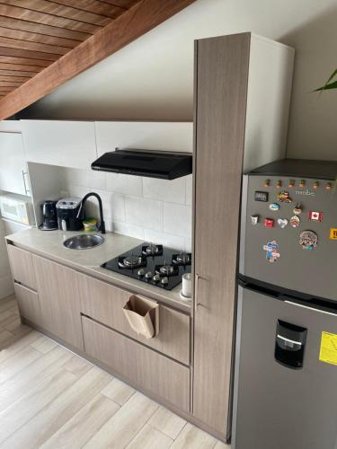 ห้องครัว, Mini departamento en Quito in ลากอนเซปซิออน ห้องครัว, Mini departamento en Quito in ลากอนเซปซิออน