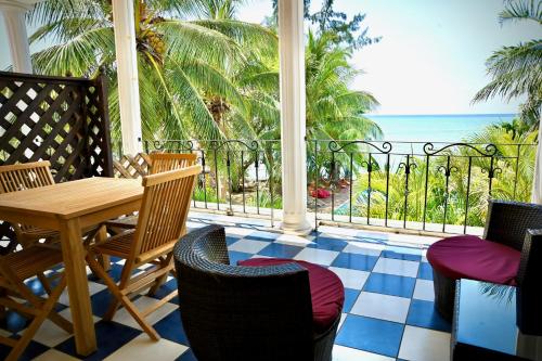Balkon/Terrasse, Villa Anakao Mauritius in Pointe Aux Sables Balkon/Terrasse, Villa Anakao Mauritius in Pointe Aux Sables