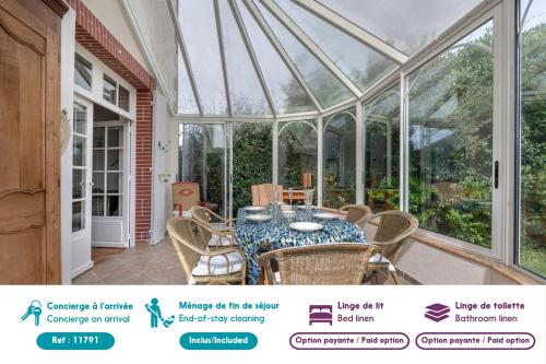 Erkély/terasz, Maison pour 6 à la Bernerie à 270m de la plage (Maison pour 6 a la Bernerie a 270m de la plage) in La Bernerie-En-Retz Erkély/terasz, Maison pour 6 à la Bernerie à 270m de la plage (Maison pour 6 a la Bernerie a 270m de la plage) in La Bernerie-En-Retz