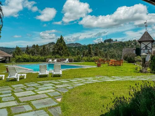 grădină, Mansao Nacional Inn in Campos Do Jordao grădină, Mansao Nacional Inn in Campos Do Jordao
