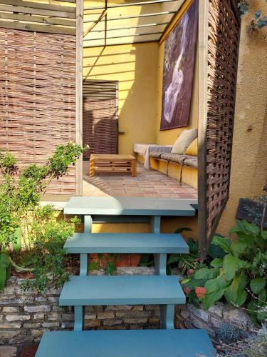 balkon/terras, Chambres d'hôtes - la Puysæ (Chambres d'hotes - la Puysæ) in Saint-Sauveur-en-Puisaye balkon/terras, Chambres d'hôtes - la Puysæ (Chambres d'hotes - la Puysæ) in Saint-Sauveur-en-Puisaye