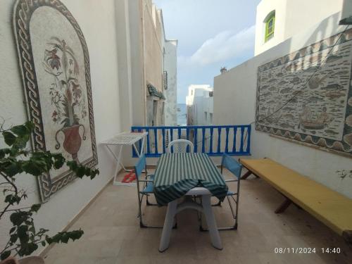 Balcony/terrace, Maison Albatros in Mahdia Balcony/terrace, Maison Albatros in Mahdia