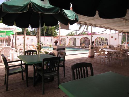 Balcony/terrace, Hotel Perichi's in Cabo Rojo Balcony/terrace, Hotel Perichi's in Cabo Rojo