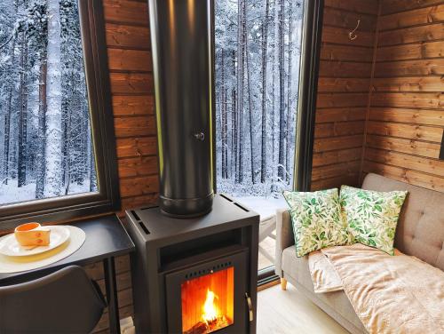 View, Lapland Riverside Cabin MUSTIKKA, Yllas, Tiny Home with Sauna, Fireplace, Terrace, BBQ, Wifi, Ski, F in Kuertunturi View, Lapland Riverside Cabin MUSTIKKA, Yllas, Tiny Home with Sauna, Fireplace, Terrace, BBQ, Wifi, Ski, F in Kuertunturi
