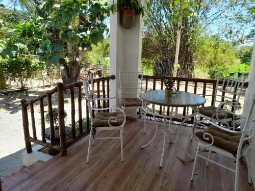 Balcony/terrace, Casili farm house in Gerona Balcony/terrace, Casili farm house in Gerona