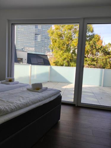 Luxus Penthouse gegenüber Vienna International Centre und Kaiserwasser