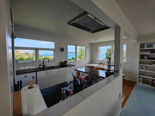 The Blue House in Paekakariki The Blue House in Paekakariki