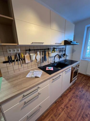 مطبخ, Apartmán pri Stanici (Apartman pri Stanici) in Liptovsky Mikulas City Center مطبخ, Apartmán pri Stanici (Apartman pri Stanici) in Liptovsky Mikulas City Center
