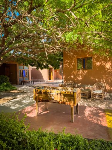 balkon/terras, Hostal y Cabanas Renta House San Pedro in San Pedro de Atacama balkon/terras, Hostal y Cabanas Renta House San Pedro in San Pedro de Atacama