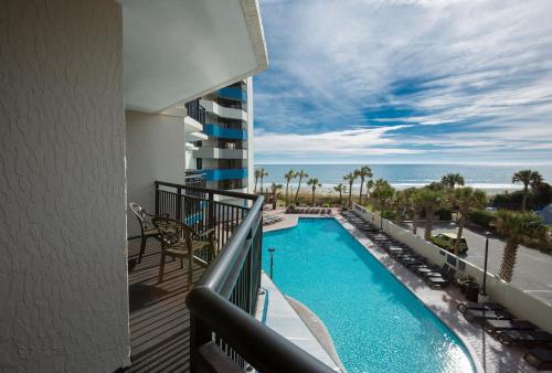 Erkély/terasz, Ocean Reef Resort in Myrtle Beach (Dél-Karolina) Erkély/terasz, Ocean Reef Resort in Myrtle Beach (Dél-Karolina)
