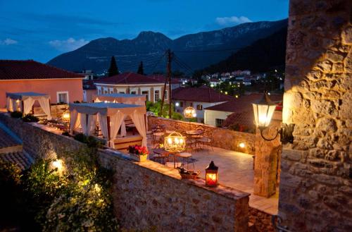 Bankett-terem, Archontiko Hatzipanayioti in Leonidion Bankett-terem, Archontiko Hatzipanayioti in Leonidion