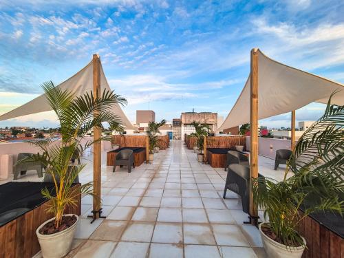 شرفة/ تراس, Atlântico Sul Hotel (Atlantico Sul Hotel) in Porto De Galinhas City Center شرفة/ تراس, Atlântico Sul Hotel (Atlantico Sul Hotel) in Porto De Galinhas City Center