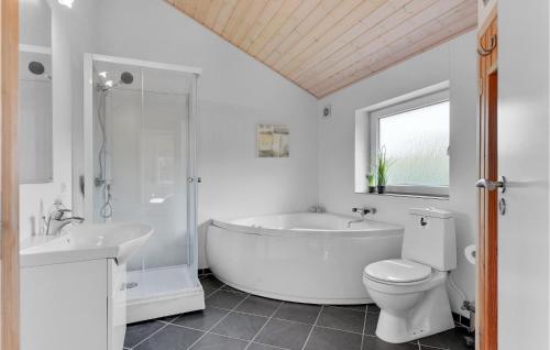 Bathroom, Holiday Home Ellemose Sydals in Sydals Bathroom, Holiday Home Ellemose Sydals in Sydals