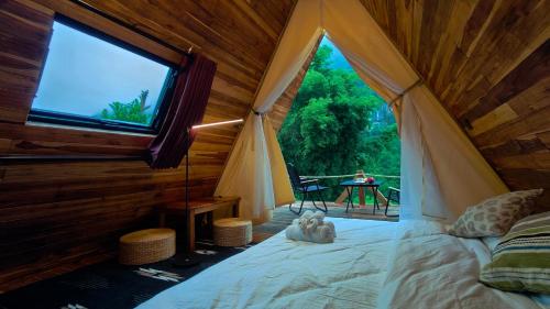 阳台/露台, MIMOSA INN Nong Khiaw in 琅多 阳台/露台, MIMOSA INN Nong Khiaw in 琅多