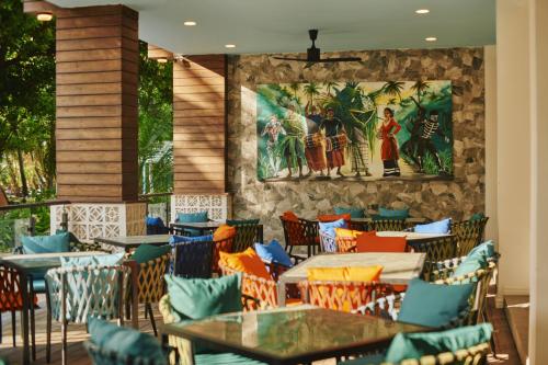 Restaurant, Beach Hotel Dhigurah in South Ari Atoll Restaurant, Beach Hotel Dhigurah in South Ari Atoll