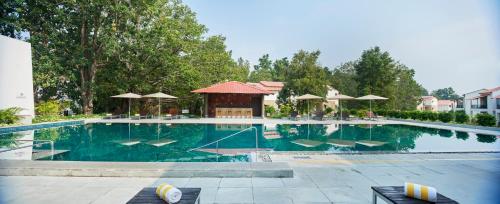 Zwembad, Club Mahindra Kanha in Kanha Zwembad, Club Mahindra Kanha in Kanha