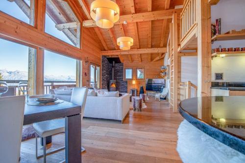 Shared lounge/TV area, Nicande - EXCEPTIONAL & LUXE chalet 8 pers in Raerettes Shared lounge/TV area, Nicande - EXCEPTIONAL & LUXE chalet 8 pers in Raerettes