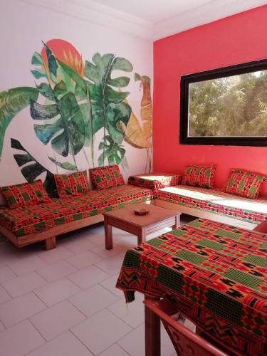 Maison Manour, chambre 'Tribal' in Mbour Maison Manour, chambre 'Tribal' in Mbour