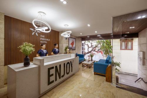 Lobby, Pergola Design Hotel near Pham van Dong Beach Lobby, Pergola Design Hotel near Pham van Dong Beach