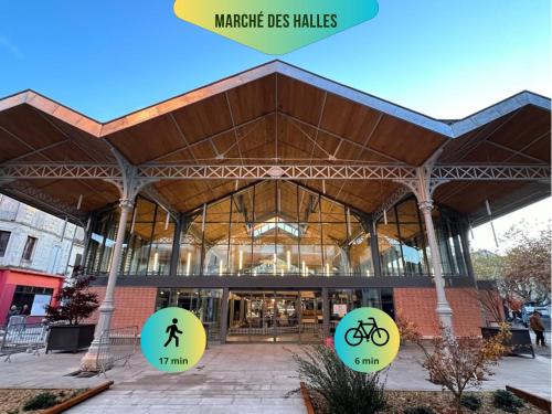 Tiendas, Le Pic'Vert - FREE Parking - 400m Hospital - 15min Train station & HISTORIC Center - Air conditionne in Bergerac City Center Tiendas, Le Pic'Vert - FREE Parking - 400m Hospital - 15min Train station & HISTORIC Center - Air conditionne in Bergerac City Center