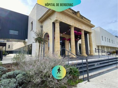 Cerca de lugares turísticos, Le Pic'Vert - FREE Parking - 400m Hospital - 15min Train station & HISTORIC Center - Air conditionne in Bergerac Cerca de lugares turísticos, Le Pic'Vert - FREE Parking - 400m Hospital - 15min Train station & HISTORIC Center - Air conditionne in Bergerac