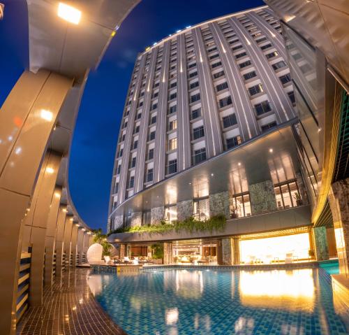Utvendig, The Malibu Hotel in Vung Tau Utvendig, The Malibu Hotel in Vung Tau