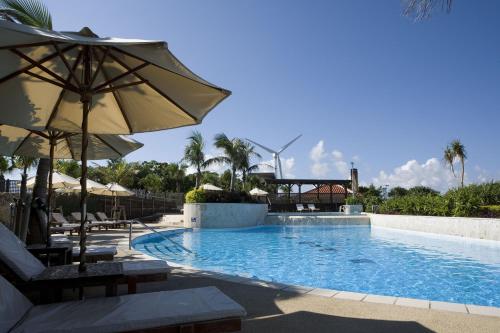 Swimming pool, The Beach Tower Okinawa Hotel in Chatan Swimming pool, The Beach Tower Okinawa Hotel in Chatan