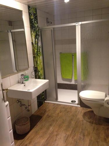 Ванна кімната, Historical Apartment in Gummersbach Ванна кімната, Historical Apartment in Gummersbach