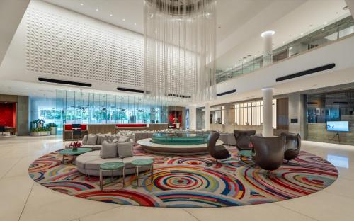 Lobby, Avasa Hotel in Hyderabad Lobby, Avasa Hotel in Hyderabad