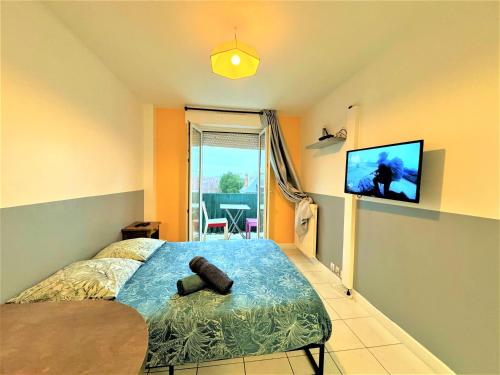 Studio Avec Balcon Proche Gare in Μελούν Studio Avec Balcon Proche Gare in Μελούν