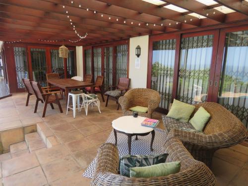 Balcony/terrace, Whispering Waves Villa in Freeland Park Balcony/terrace, Whispering Waves Villa in Freeland Park