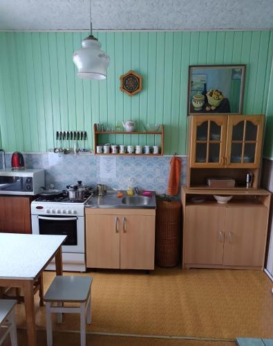 廚房, Cosy Charming Hostel in central of Marijampole in 馬利基阿普勒 廚房, Cosy Charming Hostel in central of Marijampole in 馬利基阿普勒