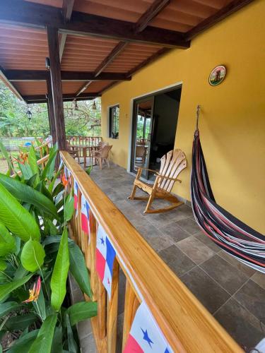 Erkély/terasz, Baruch Tropical Ranch in Los Santos Erkély/terasz, Baruch Tropical Ranch in Los Santos