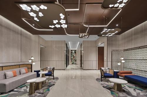 Lobby, Hilton Garden Inn Beijing Yizhuang in Yizhuang Lobby, Hilton Garden Inn Beijing Yizhuang in Yizhuang