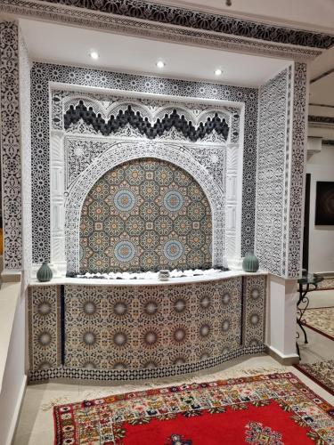 숙소 외관, Villa des Oliviers MEKNES in 엘 바사틴 숙소 외관, Villa des Oliviers MEKNES in 엘 바사틴