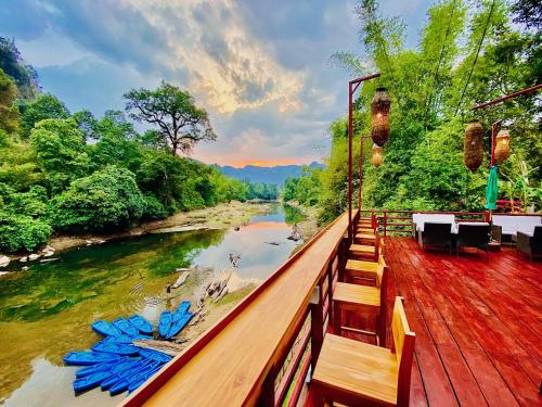 周辺案内, サラ コンロ― ロッジ (Spring River Resort) in コウンカム 周辺案内, サラ コンロ― ロッジ (Spring River Resort) in コウンカム