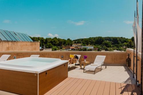 balkon/terras, Corte Di Nettuno - CDSHotels in Otranto balkon/terras, Corte Di Nettuno - CDSHotels in Otranto