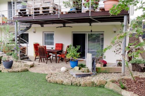 balcon/terasă, Ferienwohnung Sonnenschein in Weinheim balcon/terasă, Ferienwohnung Sonnenschein in Weinheim