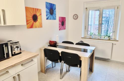 設施, 74 qm Wohnung, 3 ZKB, 3 Personen, voll ausgestattet in 奧格斯堡格金根 設施, 74 qm Wohnung, 3 ZKB, 3 Personen, voll ausgestattet in 奧格斯堡格金根