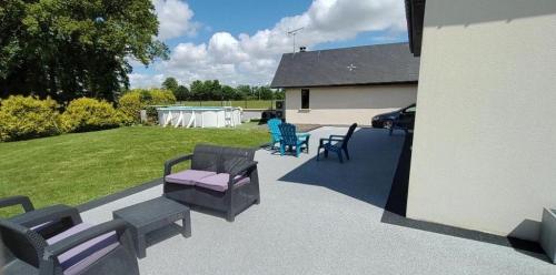 Swimming pool, Gite de la Fauveliere in Touffreville-la-Corbeline Swimming pool, Gite de la Fauveliere in Touffreville-la-Corbeline